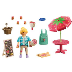 Zestaw z figurkami Country 71445 Stragan z domowym dżemem