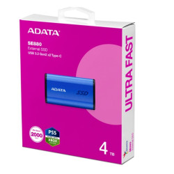 Dysk zewnętrzny SSD SE880 4TB USB3.2A/C Gen2x2 Niebieski