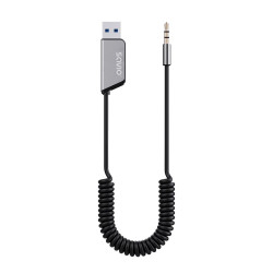Adapter transmiter AUX z bluetooth 5.3, funkcja zestawu głośnomówiącego, TR-16