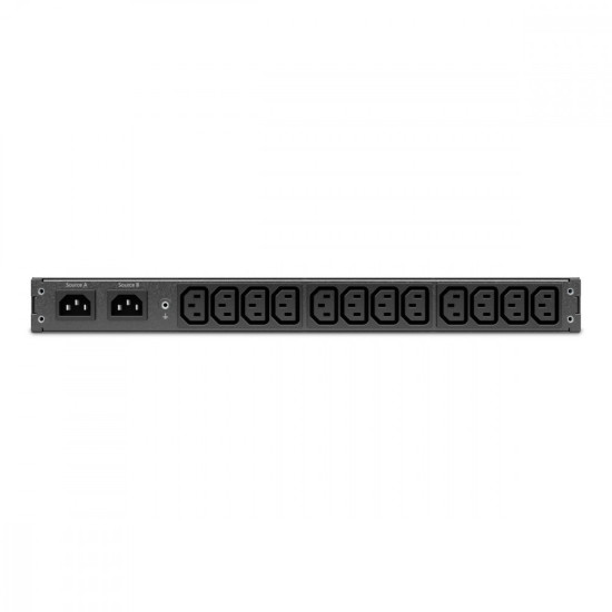 *AP4421A Rack ATS, 230V, 10A, C14 in, (12) C13 out 
