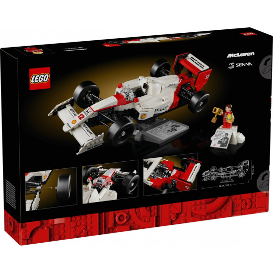 Klocki Icons 10330 McLaren MP4/4 i Ayrton Senna