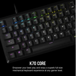 Klawiatura optyczno-mechaniczna K70 Pro RGB Biała