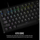 Klawiatura optyczno-mechaniczna K70 Pro RGB Biała