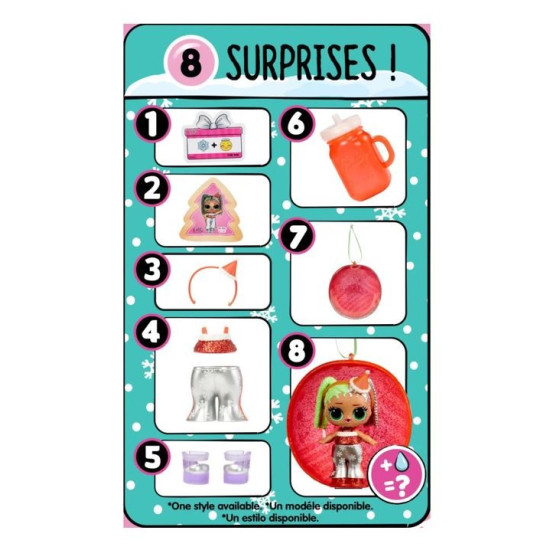 Lalka L.O.L. Świąteczna niespodzianka 1 sztuka 593058