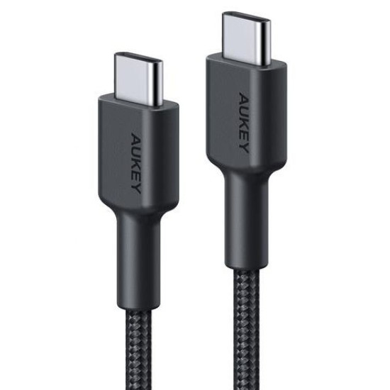 CB-CD45 nylonowy kabel Quick Charge USB C - USB C | 0,9m | 3A | 60W PD | 20V 