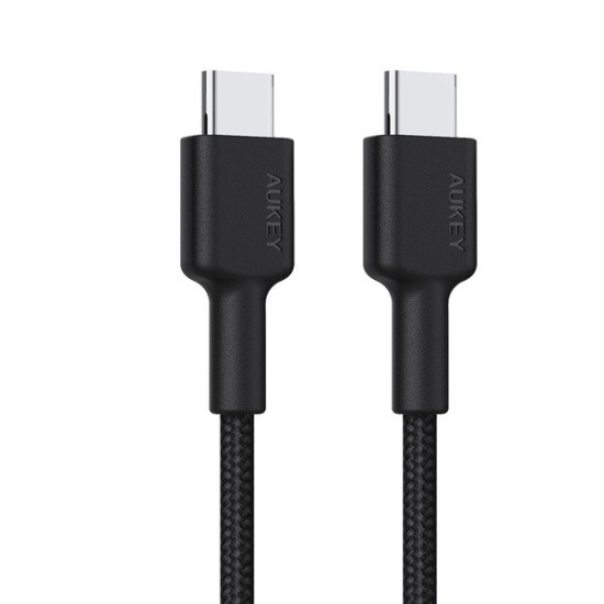 CB-CD45 nylonowy kabel Quick Charge USB C - USB C | 0,9m | 3A | 60W PD | 20V 
