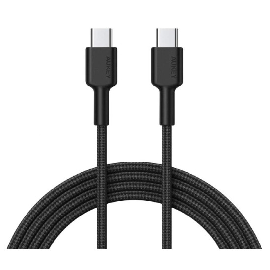 CB-CD45 nylonowy kabel Quick Charge USB C - USB C | 0,9m | 3A | 60W PD | 20V 