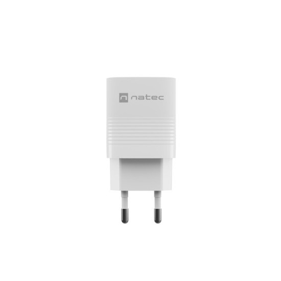 Ładowarka sieciowa Ribera GAN 1X USB-A + 1X USB-C 30W Biała