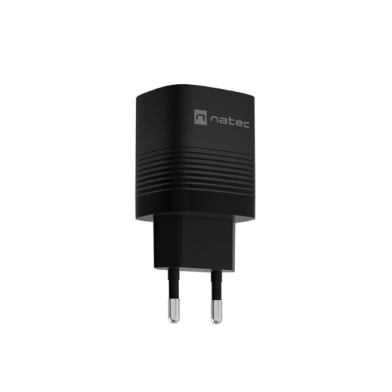 Ładowarka sieciowa Ribera GAN 1X USB-A + 1X USB-C 30W Czarna