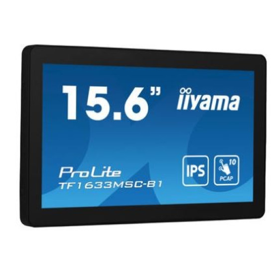 Monitor 15.6 cala ProLite TF1633MSC-B1 IPS,poj.10pkt.450cd,IP54