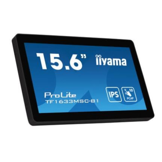 Monitor 15.6 cala ProLite TF1633MSC-B1 IPS,poj.10pkt.450cd,IP54