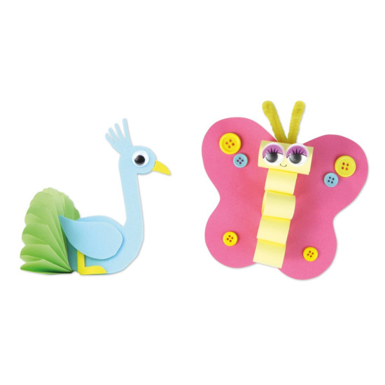 Zestaw rękodzielo 400 elementów różowy