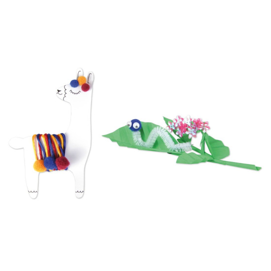 Zestaw rękodzieło 400 elementów niebieski