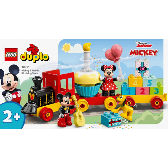 Klocki DUPLO Disney 10941 Urodzinowy pociąg myszek