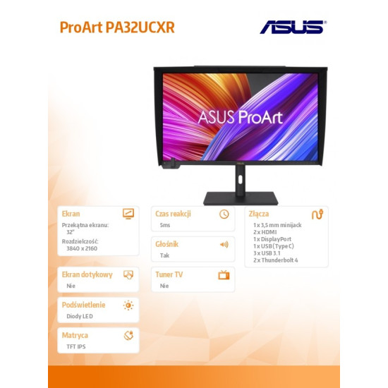 Monitor 32 cale PA32UCXR 4K PRO ART 