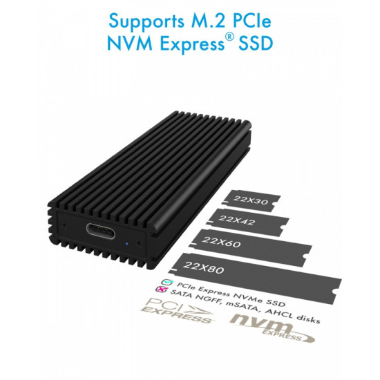 Obudowa IB-1816M-C31 Type-C na PCIe NVMe M.2 