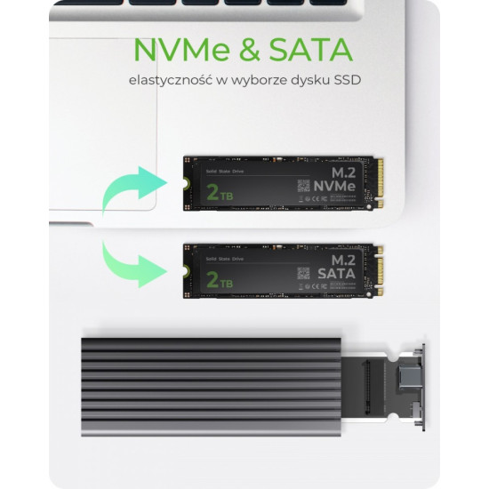 IB-1817MC-C31 TypeC USB 3.1 (Gen 2) na PCI NVMe & SATA  M.2 2230/2242/2260/2280 SSD