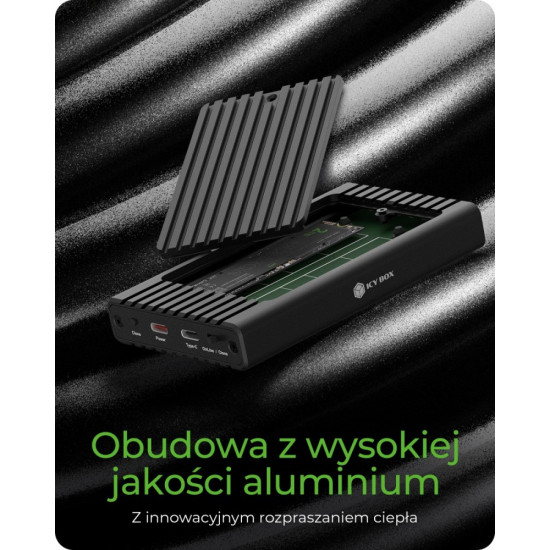 Stacja ICY BOX IB-2817MCL-C31  z funkcją klonowania dla 2x NVMe  SSD 