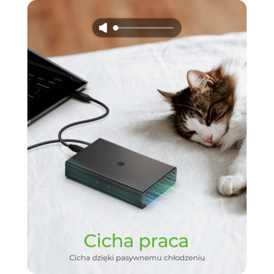Obudowa IB-RD2253-C31 zew. Raid dla 2,5 SATA HDD na USB 3.2 Gen 2, RAID 0,1, SINGLE, LARGE 