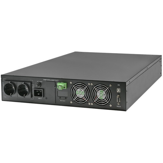 Zasilacz awaryjny UPS do RACK | 3kVA | 3000W | Power Factor 1.0 |LCD | On-line 