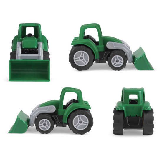 Traktor z łyżką w pudełku Workies