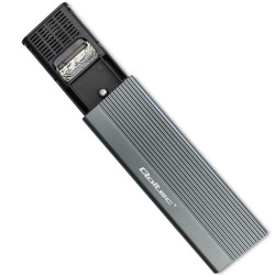 Obudowa | kieszeń na dysk SSD M.2 | SATA | NGFF | USB-C | Super  speed 6Gb/s | 2TB | Szara