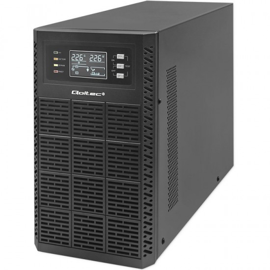 Zasilacz awaryjny UPS 3kVA | 3000W | Power Factor 1.0 | LCD | EPO| USB | On-line 