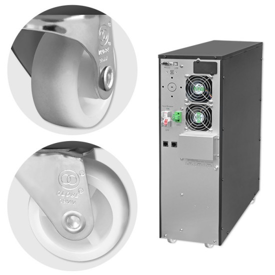 Zasilacz awaryjny UPS 6kVA | 6000W | Power Factor 1.0 | LCD | EPO| USB | On line 