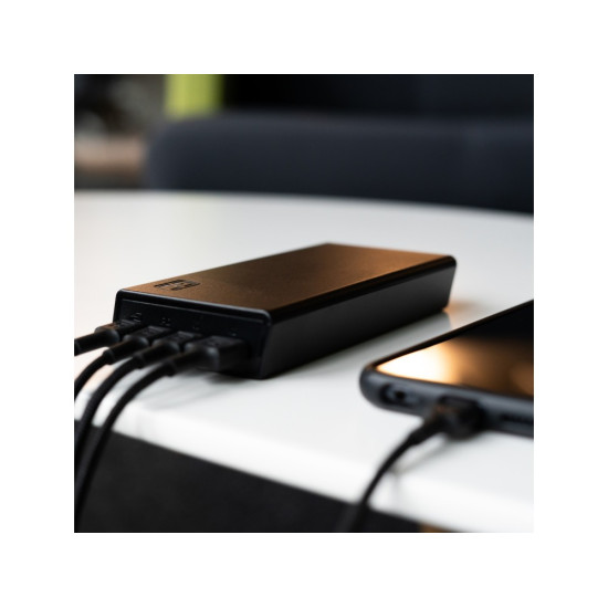 Powerbank PowerPlay 20S Czarny 20000mAh 22,5W 3x USB-C 1x USB-A 