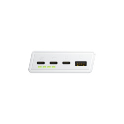 Powerbank PowerPlay 20S Biały 20000mAh 22,5W 3x USB-C 1x USB-A 