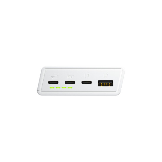 Powerbank PowerPlay 20S Biały 20000mAh 22,5W 3x USB-C 1x USB-A 