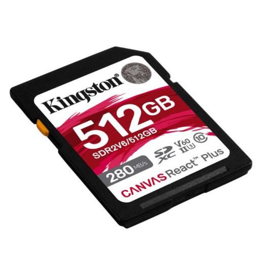 Karta pamięci SD 512GB React Plus 280/150/MB/s U3 V60 