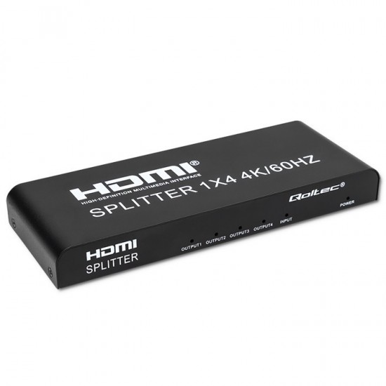 Aktywny rozdzielacz Splitter 4 x HDMI 4K x 2K | 6Gb/s | 60Hz 