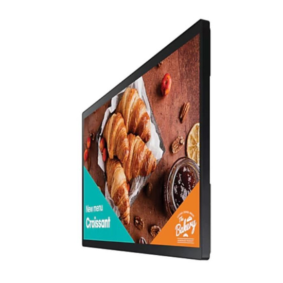 Monitor profesjonalny QB24C-T 24cali Matowy, Dotykowy 16h/7 250(cd/m2) 1920x1080(FHD) S10 Player(Tizen7, VXT Ready) WiFi/BT 3lata d2d (LH24QBRBBGCXEN)