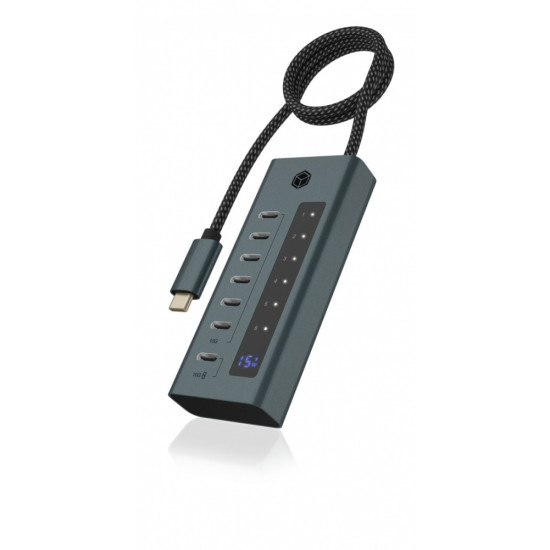 Hub IB-HUB1457-C31 7 port Type C HUB z 36 W PSU 