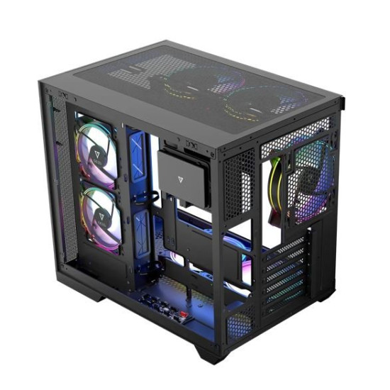 Obudowa komputerowa Volcano Panorama APEX ARGB 3F MIDI szara