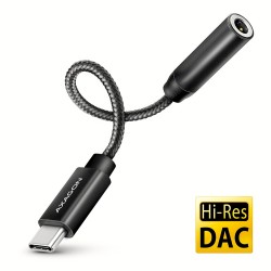Zewnętrzna karta dźwiękowa ADA-HC USB-C 32bit DAC 3.5mm (F) złącze, 384kHz