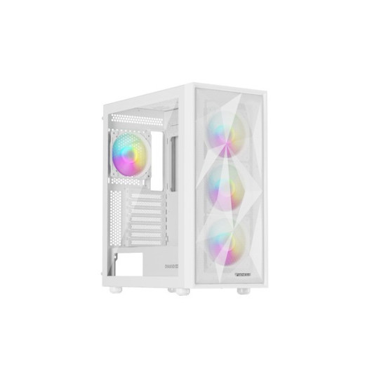 Obudowa Genesis Diaxid 605 ARGB MIDI TOWER USB-C Biała 