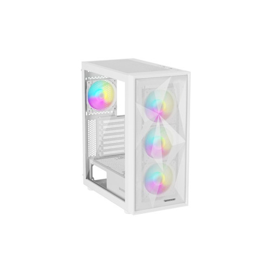 Obudowa Genesis Diaxid 605 ARGB MIDI TOWER USB-C Biała 