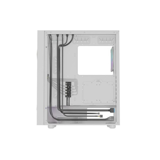 Obudowa Genesis Diaxid 605 ARGB MIDI TOWER USB-C Biała 