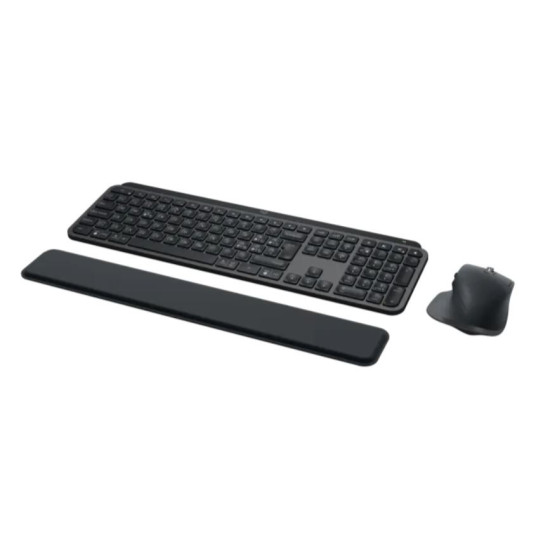 Klawiatura MX Keys S + mysz + podkładka Combo Graphite US 920-011614 