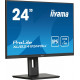 Monitor 24 cale XUB2495WSU-B7 IPS,16:10,300cd,4ms,HDMI,DP,3xUSB(3.2), 1xUSB-c,2x2W,FlickerFree,HAS(150mm) 