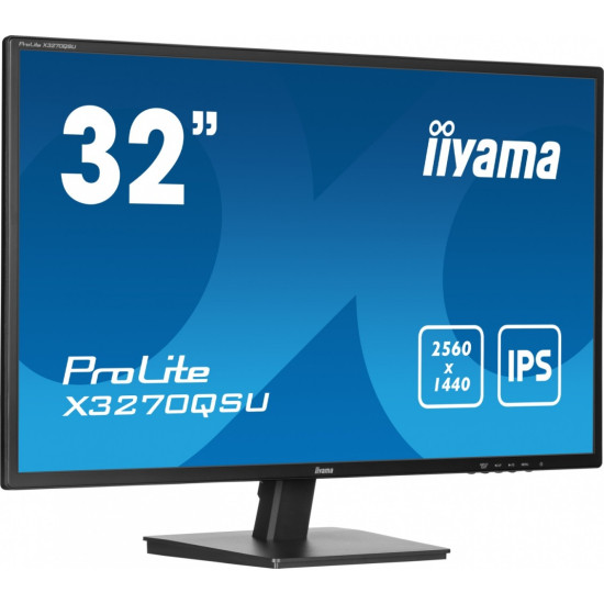 Monitor 32 cale X3270QSU-B1 IPS,WQHD,HDMI,DP,100Hz,250cd,3ms,2x2W,   3xUSB(3.2),FlickerFree,VESA 