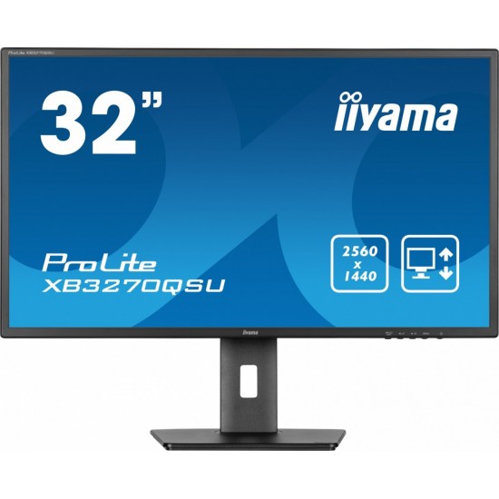 Monitor 32 cale XB3270QSU-B1 IPS,WQHD,HDMI,DP,100Hz,250cd,3ms,2x2W,  3xUSB(3.2),FlickerFree,VESA,HAS(150mm) 