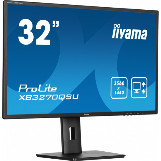Monitor 32 cale XB3270QSU-B1 IPS,WQHD,HDMI,DP,100Hz,250cd,3ms,2x2W,  3xUSB(3.2),FlickerFree,VESA,HAS(150mm) 