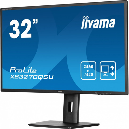 Monitor 32 cale XB3270QSU-B1 IPS,WQHD,HDMI,DP,100Hz,250cd,3ms,2x2W,  3xUSB(3.2),FlickerFree,VESA,HAS(150mm) 