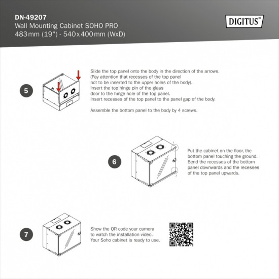 Szafa sieciowa wisząca 19