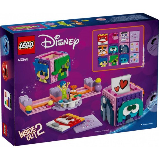 Klocki Disney Classic 43248 W głowie się nie mieści 2 - kostki z emocjami