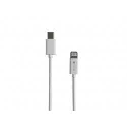 Kabel Lightning (M)->USB-C(M) 1m MFI Prati Biały