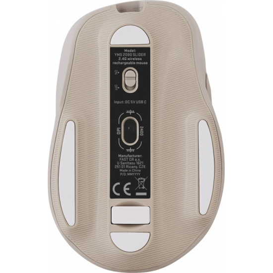 Mysz bezprzewodowa 2,4GHz akumulator 6 przycisków 2400DPI        45 